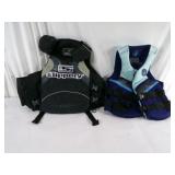 Slippery and Blue Life Jackets