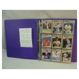 Purple Binder - BASEBALL 1989 Fleer  - Checklists