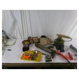 Sander, Grease Gun, Tape and More