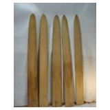 Five Pelt Stretchers