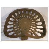 Cast Iron MILWAUKEE Tractor Seat