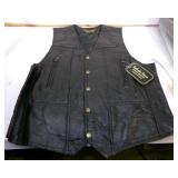 Like NEW Genuine Leather Vest - Large