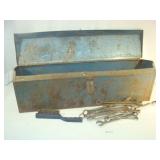 Long Tool Box with Wrenches
