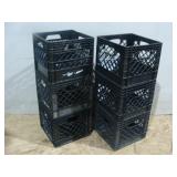 SIx Black Milk Crates #1
