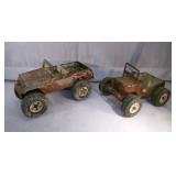 Two Rough Older Toys - TONKA