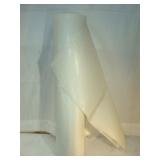 Roll of White Plastic Sheeting