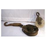 Two Farm Pulleys - Meyers