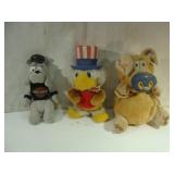 Harley Bull Dog, Hog and USA Eagle