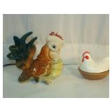 Two Chickens - Not Milk Glass