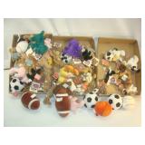 Three Flats of Stuffed Animals - Precious Paws