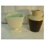Green White Red Wing and Two Tone Pitcher