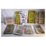 Many Wisconsin Car Licenses - Many Pairs