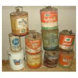 10 Various Cans of Various Condition
