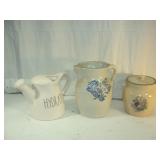 Waterer, Pitcher and Crock
