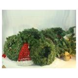 Many Christmas Wreathes and Related