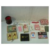 Many Decks of Playing Cards and Dice