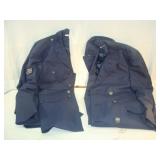 Two Blue Military Jackets 39R and 40R