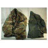 Heavy Camo and Army Jacket