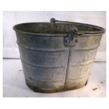 Oval Shaped WHITE Farm Pail
