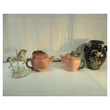 Black Vase, Apple Ceramics and Music Box
