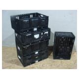 Five Collapsible Crates