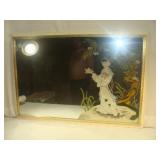 Painted Mirror Oriental Theme