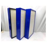 Three Hepa Filters 12 x 24 x 4