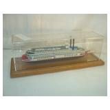 Ship Display Given to Tommy Thompson as Gift
