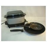 Skillets and West Bend Slow Cooker