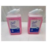 Two Bottles of Pink SCOTT Foam Soap