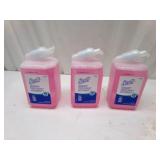 Three Bottles of Pink SCOTT Foam Soap