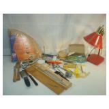 Shelf, Desk Lamp, Quality Knife - Household