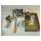 Staple Guns, Staples and Tape Dispenser