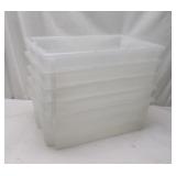 5 Damaged Plastic Tubs