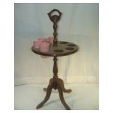 Vintage Wooden Stand and Cups