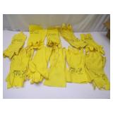 10 Pair of Yellow Long Gloves