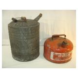 Vintage Can and Behrens Gas can