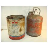 STANDARD Can and Vintage Gas can