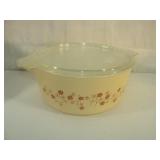 Light Brown Patterned Pyrex