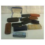 Empty Vintage Eyewear Cases
