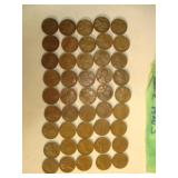 45 Wheat Pennies