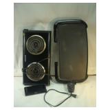 RIVAL Hot Plate and Two Burner Black & Decker