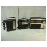 Three Radios, Sound TV, Panasonic, GE