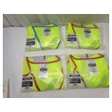Four 2XL or 3XL Safety Vest Covers