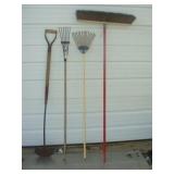 Broom and Small Rakes