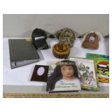 Books, Caps and Nut Cracker