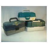 Three Tackle Boxes