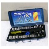 Blue Socket Set in Case