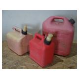 Three Gas Jugs - Partial Spouts
