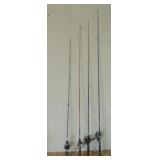 Four Fishing Poles